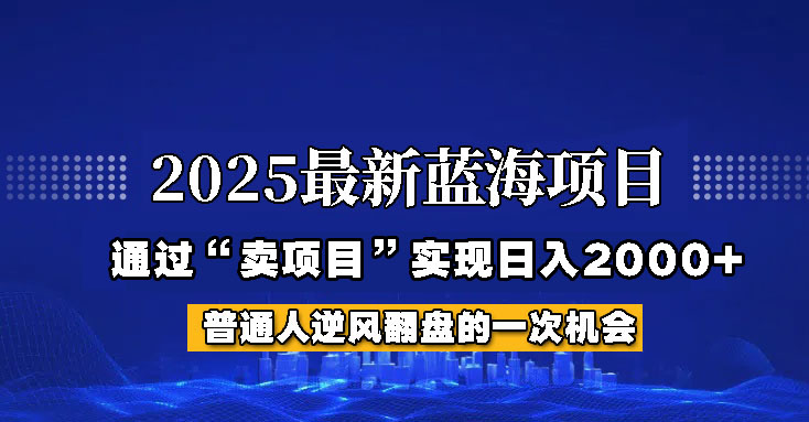 2025年蓝海项目,如何通过“网创项目”日入2000+-星途社 2025年蓝海项目,如何通过“网创项目”日入2000+-星途社