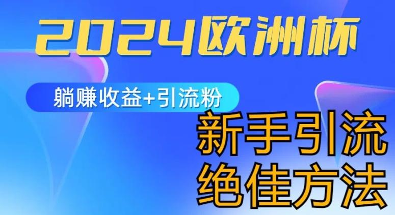 2024欧洲杯风口的玩法及实现收益躺赚+引流粉丝的方法，新手小白绝佳项目【揭秘】引流获客-私域-网赚项目-副业赚钱-互联网创业-资源整合星途社